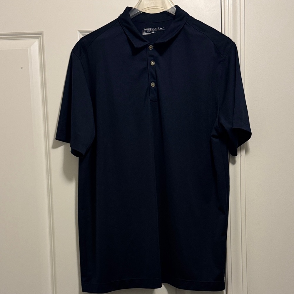 Nike Dri Fit Men's Navy Polo Shirt